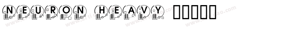 Neuron Heavy字体转换